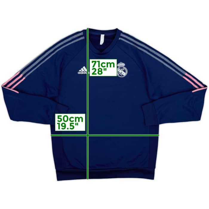 2020-21 Real Madrid adidas Sweat Top - 6/10 - (M)