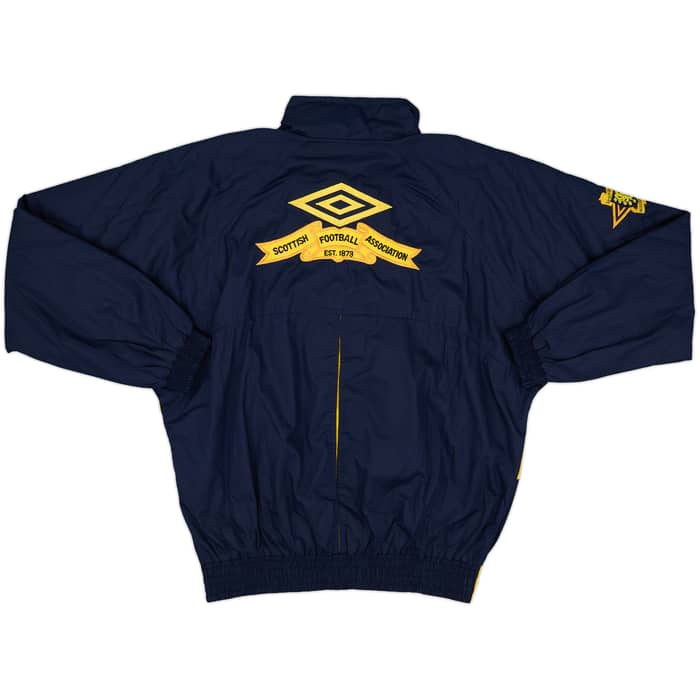 1990-92 Scotland Umbro 1/2 Zip Track Jacket - 8/10 - (M)