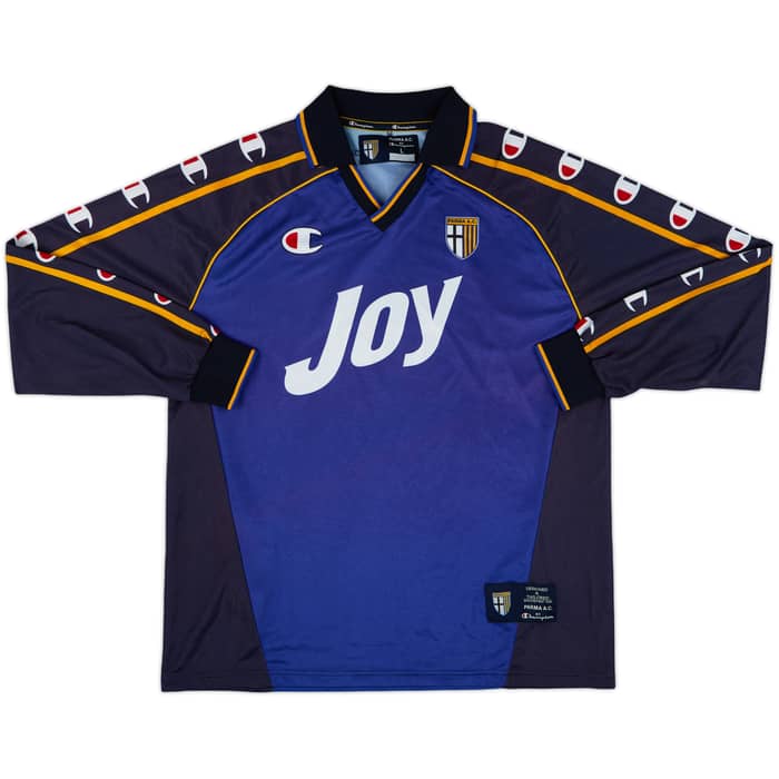 2001-02 Parma Champion Player Issue Training L/S Shirt #177 - 8/10 - (L)