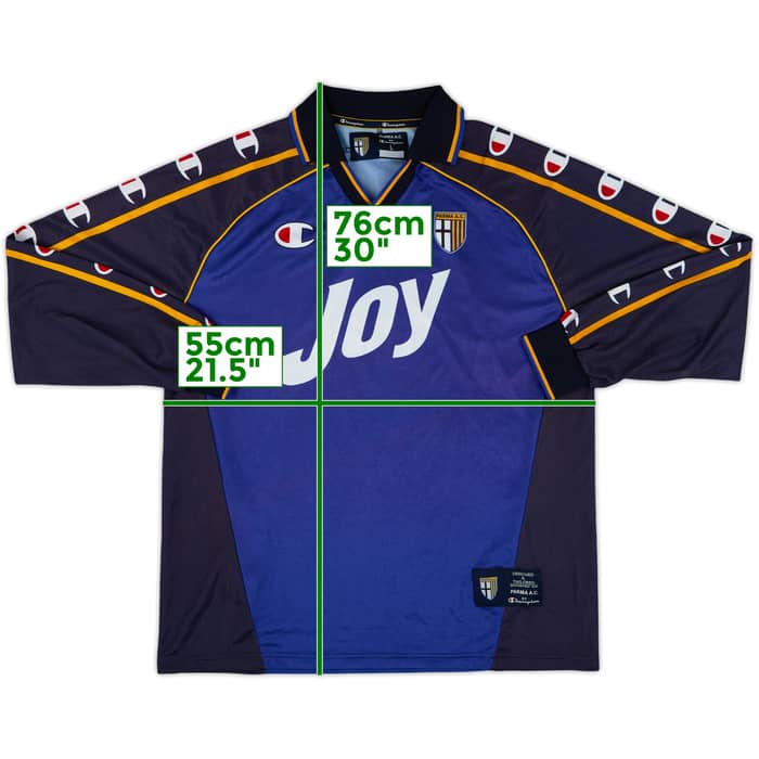 2001-02 Parma Champion Player Issue Training L/S Shirt #177 - 8/10 - (L)