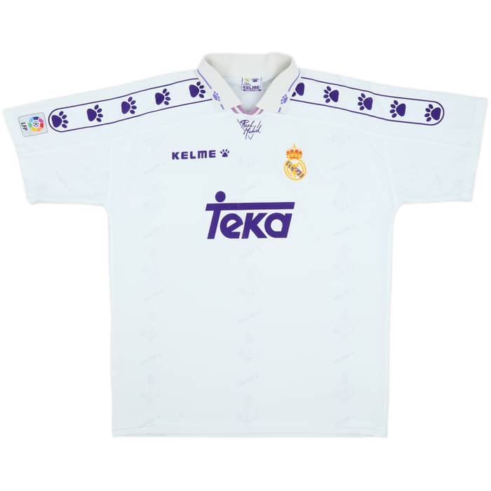 1994-96 Real Madrid Home Shirt - 7/10 - (XL)
