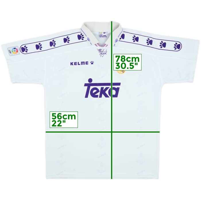 1994-96 Real Madrid Home Shirt - 7/10 - (XL)