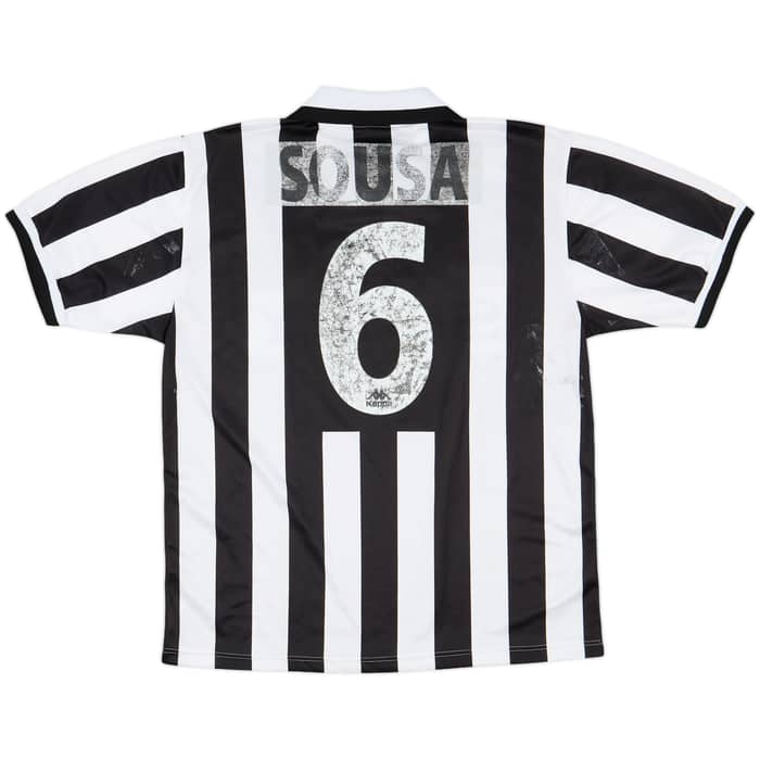 1995-97 Juventus Home Shirt Sousa #6 - 5/10 - (XL)