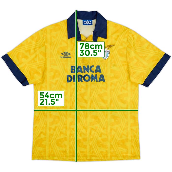 1993-94 Lazio Away Shirt - 6/10 - (L)