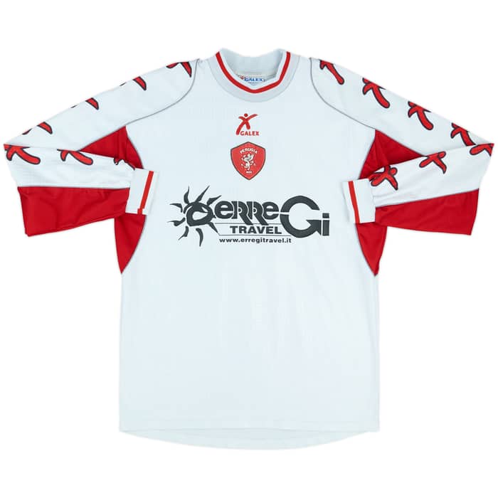 2000-01 Perugia Away L/S Shirt #16 - 7/10 - (XL)