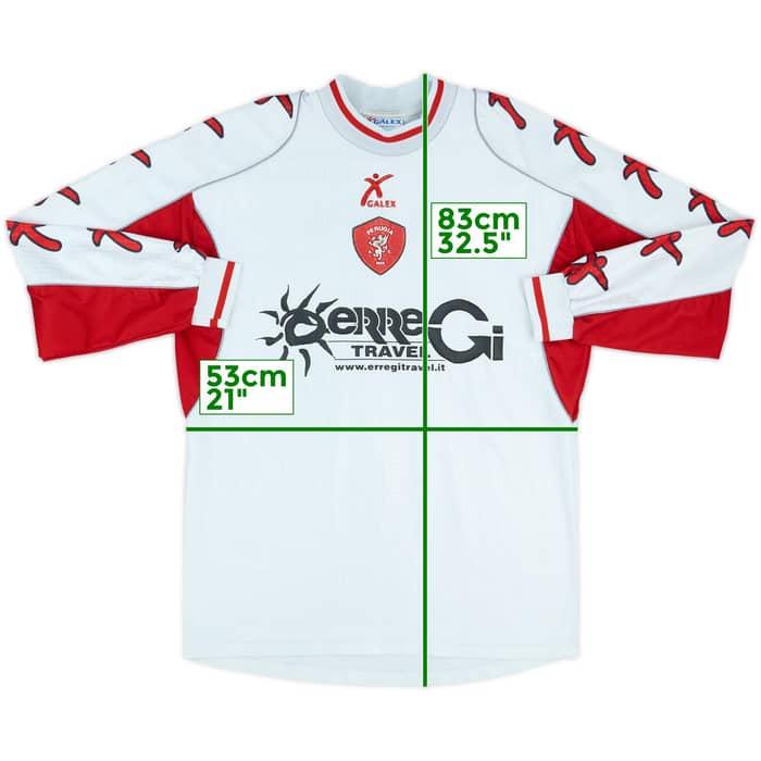 2000-01 Perugia Away L/S Shirt #16 - 7/10 - (XL)