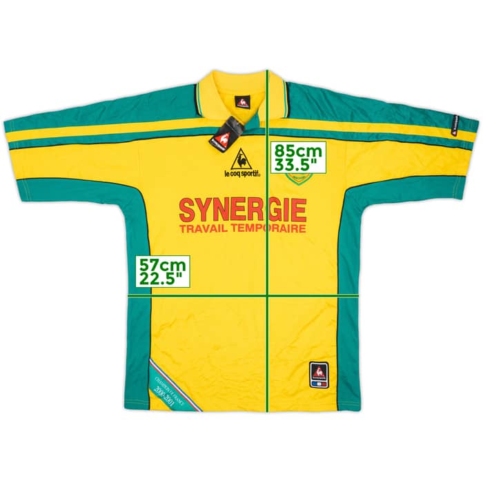 2001-02 Nantes Home Shirt (XL)