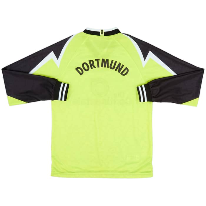 1995-96 Borussia Dortmund Home L/S Shirt - 8/10 - (XL.Boys)