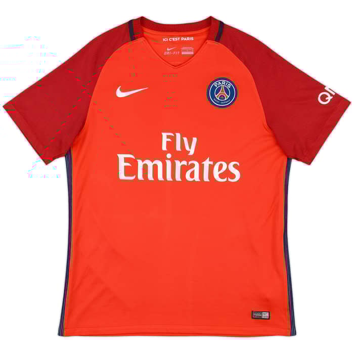 2016-17 Paris Saint-Germain Away Shirt T.Silva #2 - 7/10 - (L)