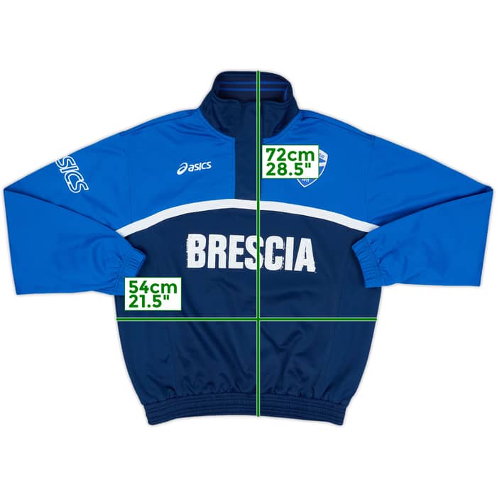 2007-08 Brescia Asics 1/4 Zip Track Jacket - 7/10 - (M)