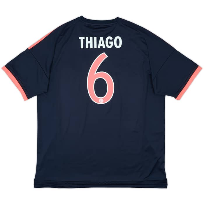 2015-16 Bayern Munich Third Shirt Thiago #6 - 8/10 - (XL)