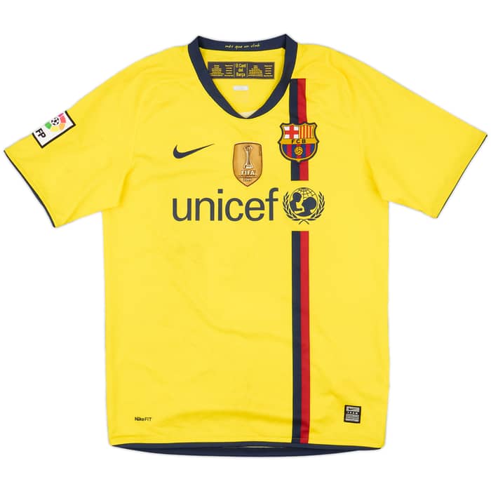 2008-10 Barcelona Away Shirt Pique #3 - 5/10 - (S)