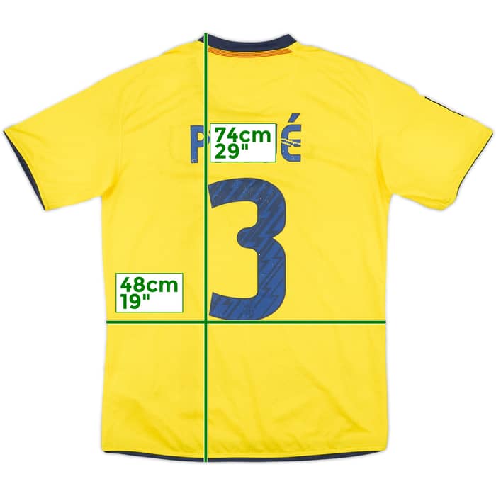 2008-10 Barcelona Away Shirt Pique #3 - 5/10 - (S)
