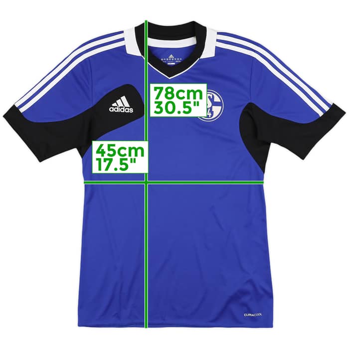 2012-13 Schalke adidas Training Shirt - 7/10 - (M)