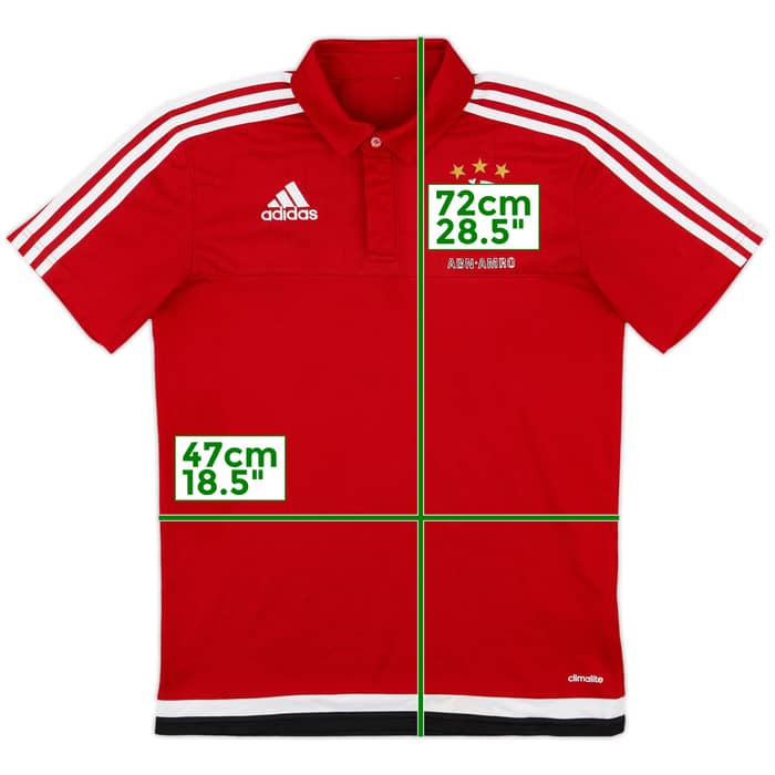 2015-16 Ajax adidas Polo Shirt - 5/10 - (S)