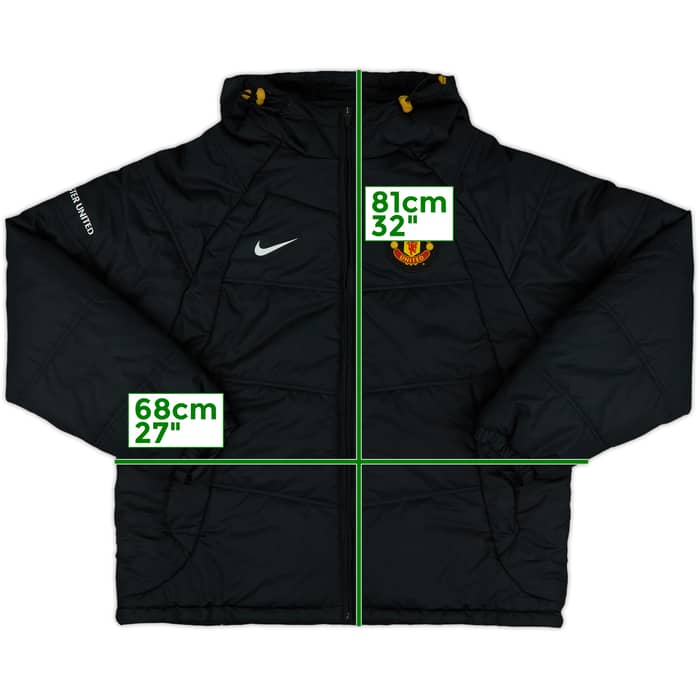 2008-09 Manchester United Nike Padded Bench Coat - 8/10 - (XL)