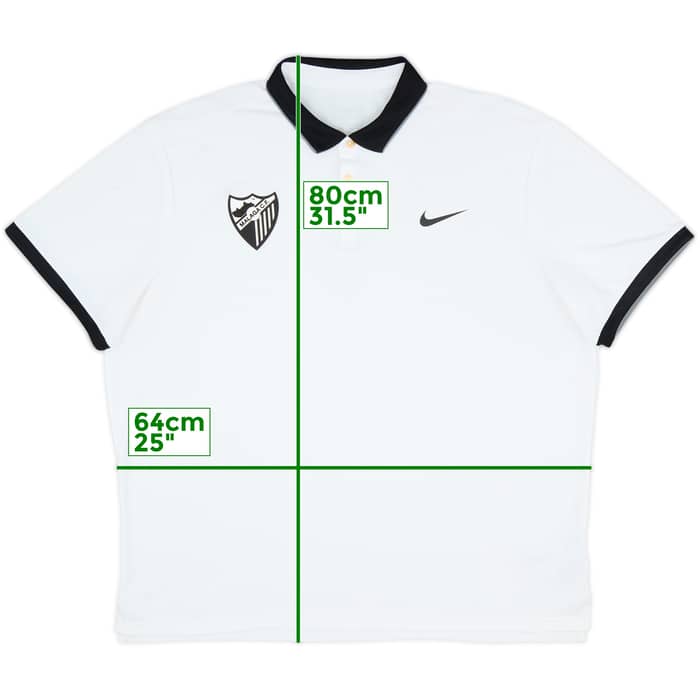 2017-18 Malaga Nike Polo Shirt - 8/10 - (XXL)