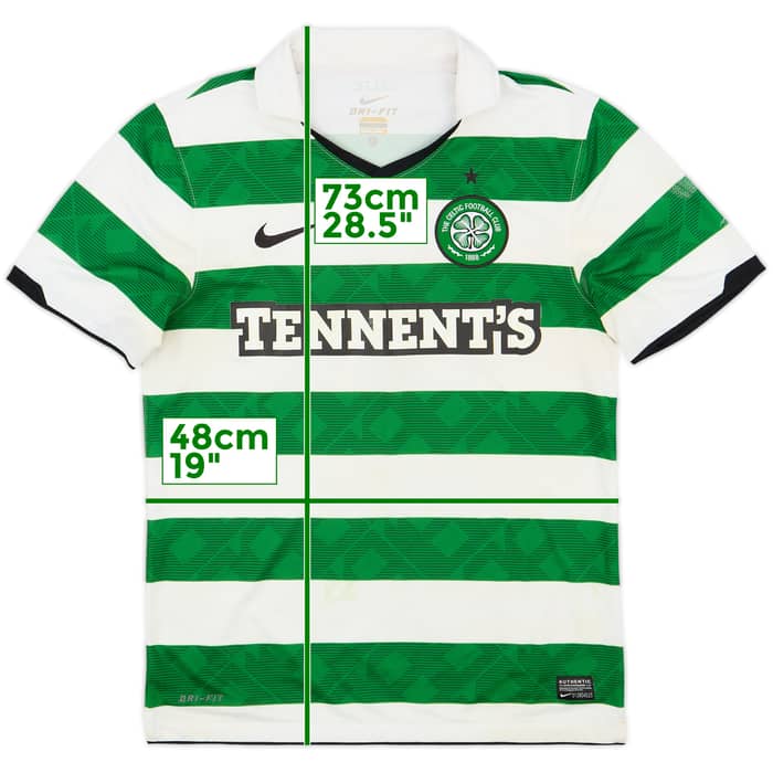 2010-12 Celtic Home Shirt - 5/10 - (S)