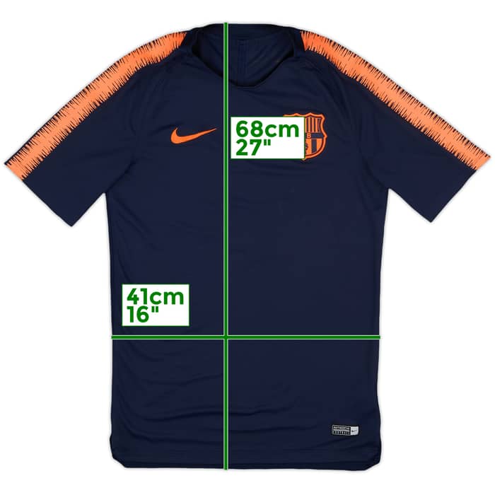 2018-19 Barcelona Nike Training Shirt - 7/10 - (S)