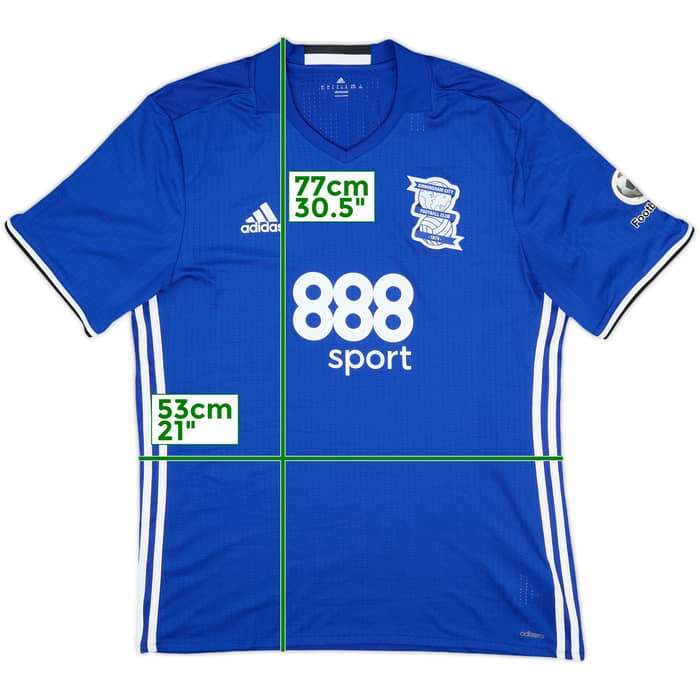 2016-17 Birmingham Home Shirt - 7/10 - (XL)