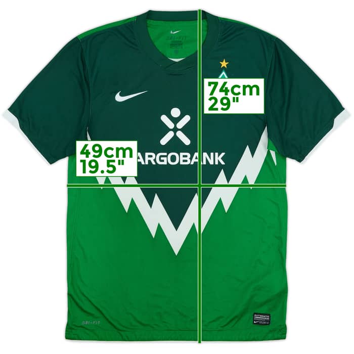 2010-11 Werder Bremen Home Shirt - 6/10 - (M)