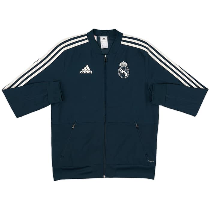 2018-19 Real Madrid adidas Track Jacket - 8/10 - (L.Boys)