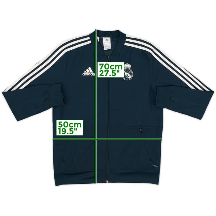 2018-19 Real Madrid adidas Track Jacket - 8/10 - (L.Boys)