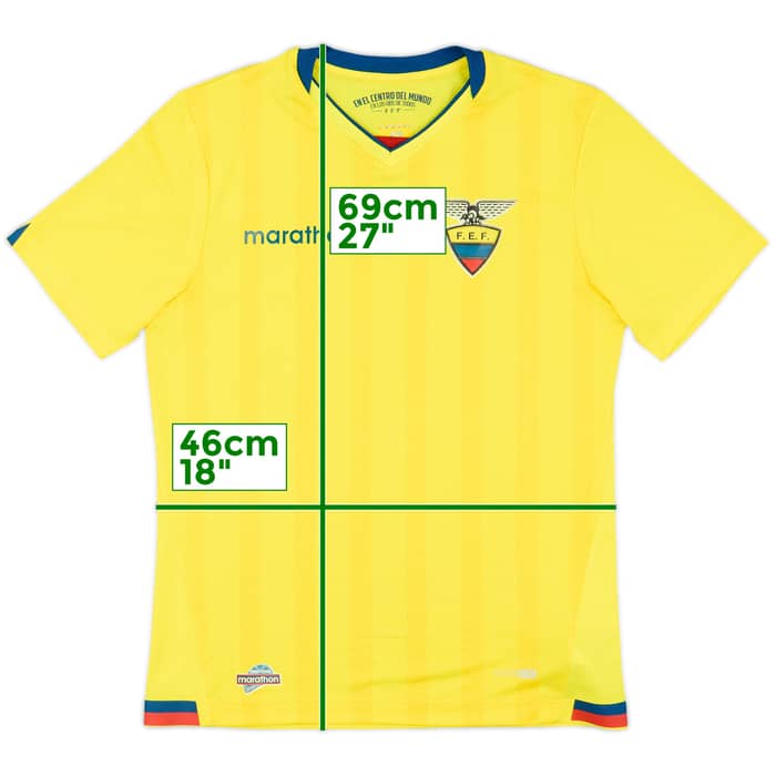 2017-18 Ecuador Home Shirt - 9/10 - (M)