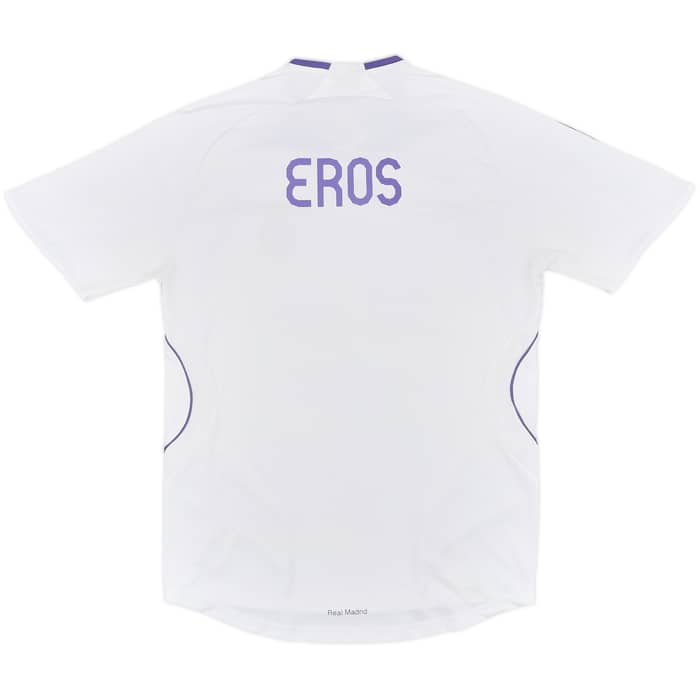 2007-08 Real Madrid Home Shirt 'Eros' - 7/10 - (S)