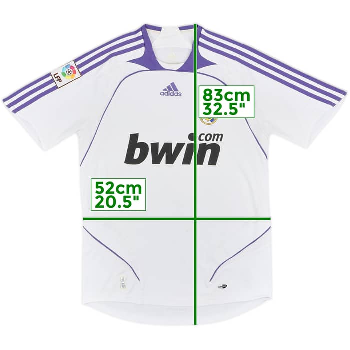 2007-08 Real Madrid Home Shirt 'Eros' - 7/10 - (S)