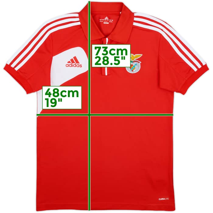 2012-13 Benfica adidas Polo Shirt - 9/10 - (S)