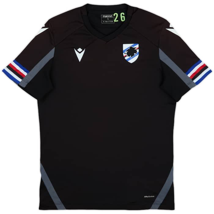 2021-22 Sampdoria Macron Player Issue Training Shirt #26 - 9/10 - (S)