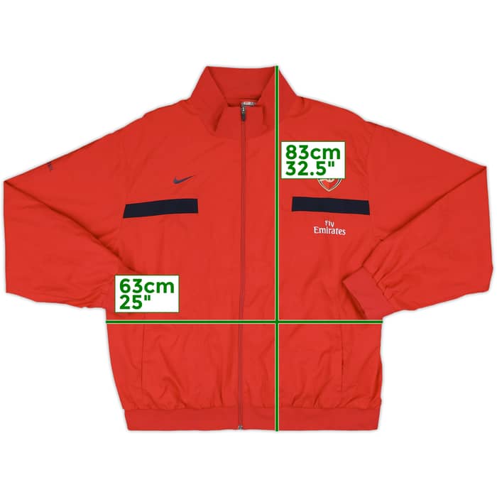 2008-09 Arsenal Nike Track Jacket - 8/10 - (XXL)