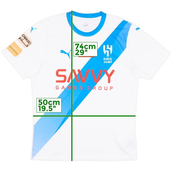2023-24 Al Hilal Away Shirt - 9/10 - (M)