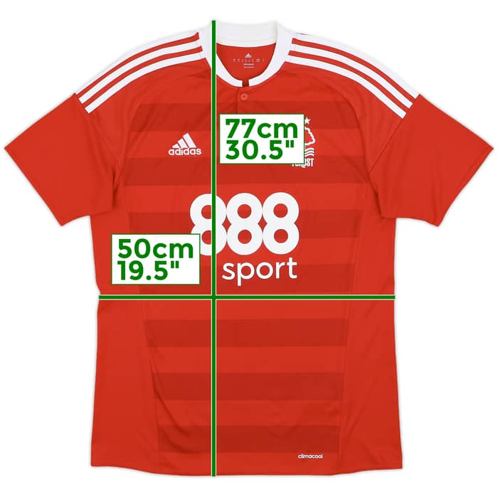 2016-17 Nottingham Forest Home Shirt - 9/10 - (M)
