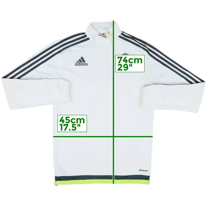 2015-16 Real Madrid adidas 1/4 Zip Drill Top - 6/10 - (XS)