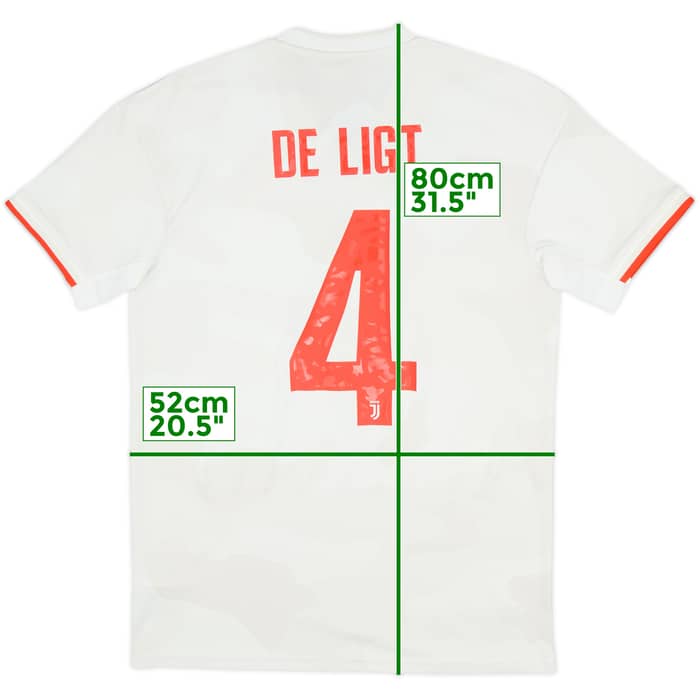 2019-20 Juventus Away Shirt De Ligt #4 - 9/10 - (M)