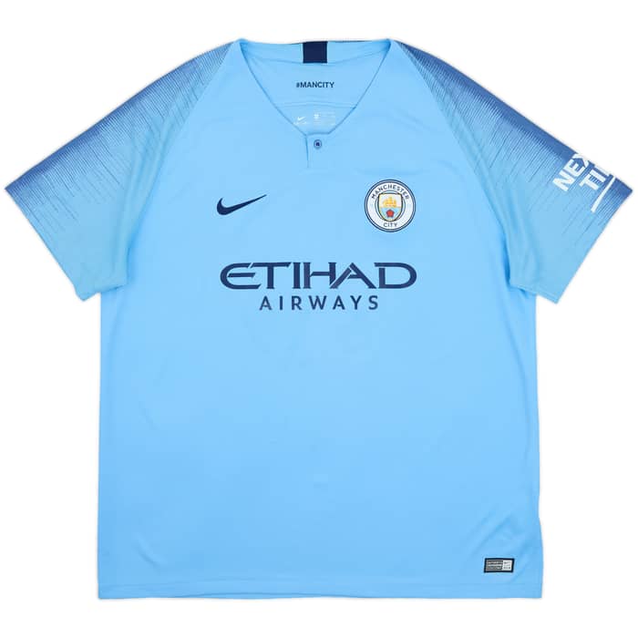 2018-19 Manchester City Home Shirt Sane #19 - 8/10 - (XXL)