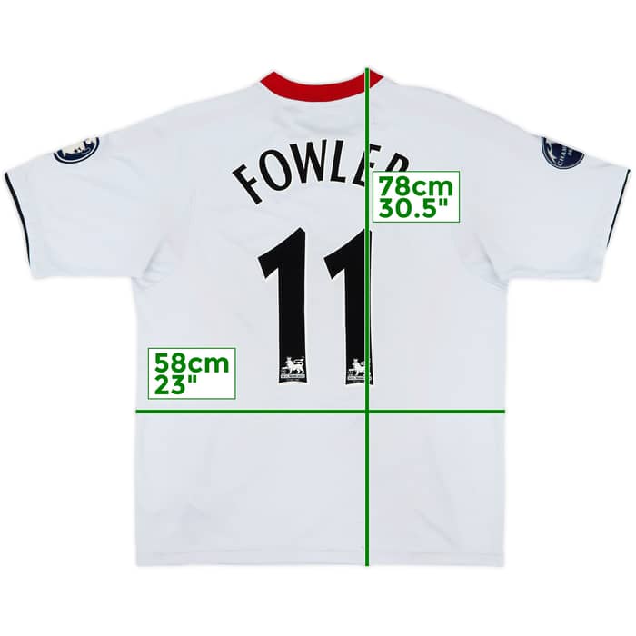 2005-06 Liverpool Away Shirt Fowler #11 - 5/10 - (L)