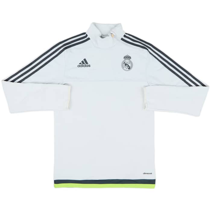 2015-16 Real Madrid adidas 1/4 Zip Drill Top - 8/10 - (XS)