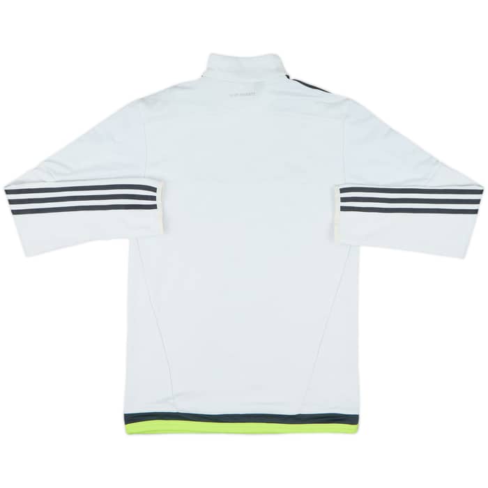 2015-16 Real Madrid adidas 1/4 Zip Drill Top - 8/10 - (XS)