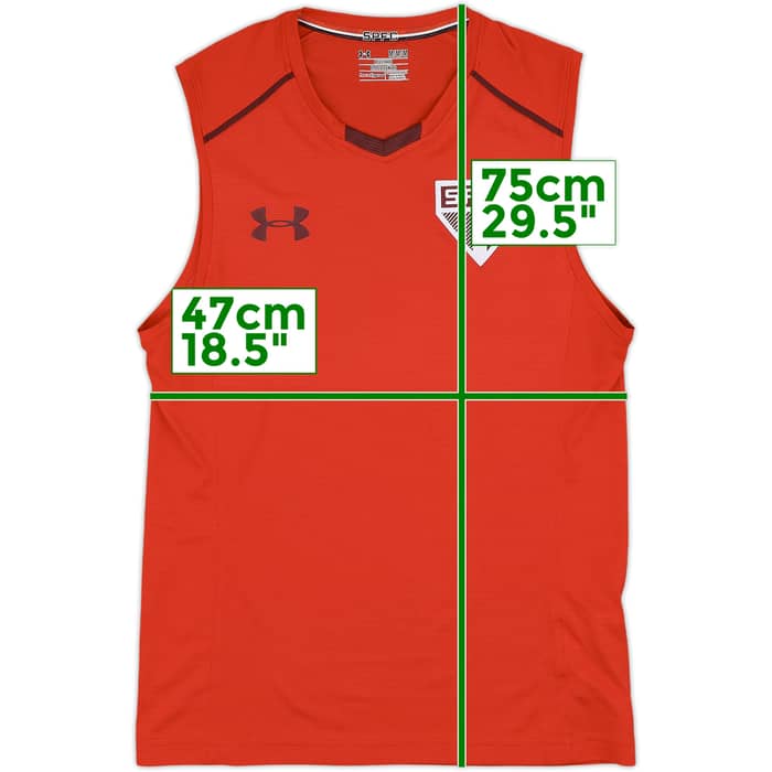 2017-18 Sao Paulo Under Armour Training Vest - 10/10 - (M)