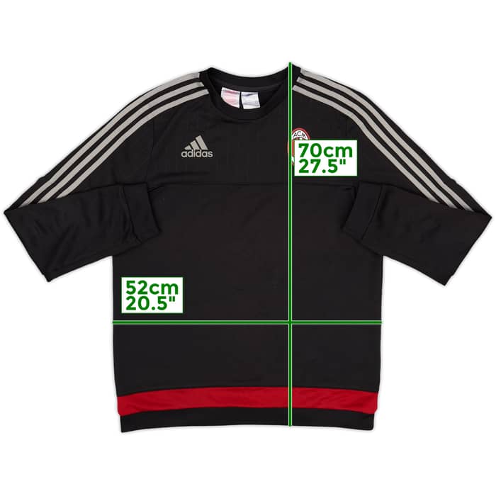 2015-16 AC Milan adidas Track Jacket - 8/10 - (XL)