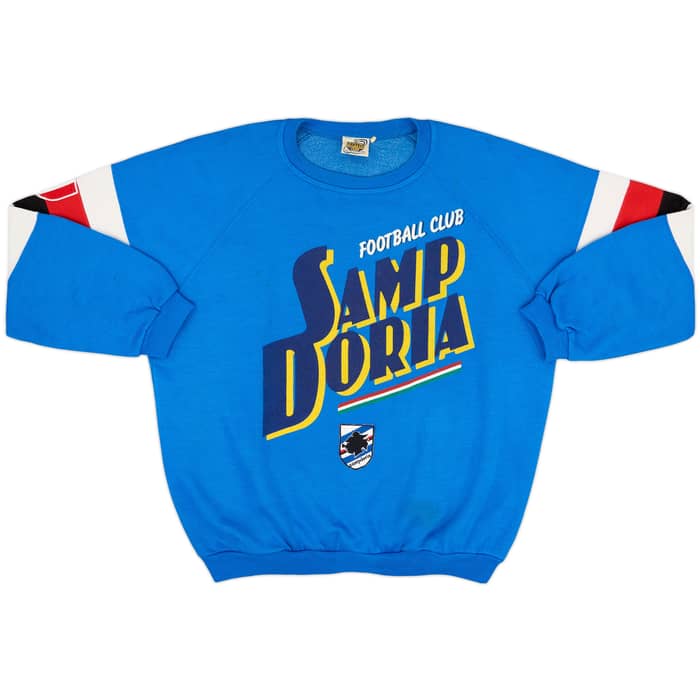 1990-91 Sampdoria Le Felpe Dei Grandi Club Sweat Top - 8/10 - (L)
