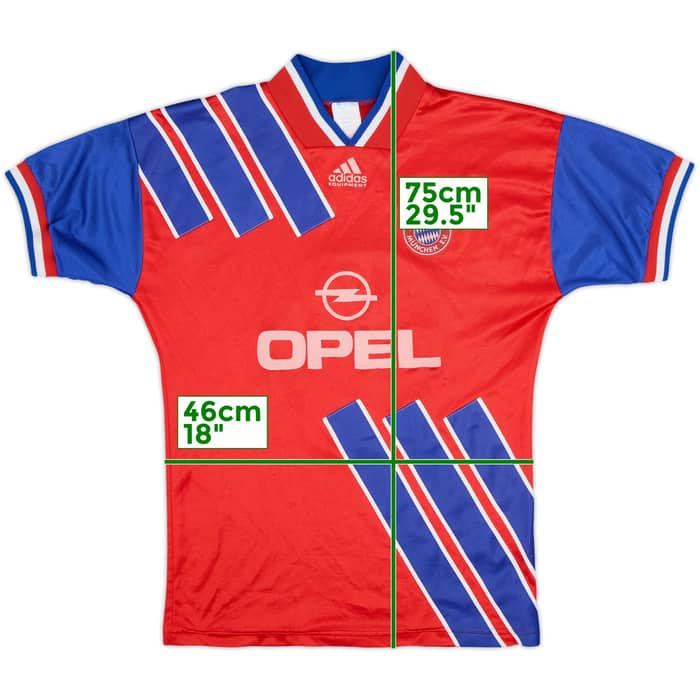 1993-95 Bayern Munich Home Shirt #9 - 5/10 - (S)