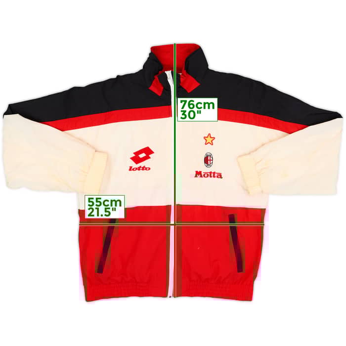 1993-94 AC Milan Lotto Track Jacket - 7/10 - (M)