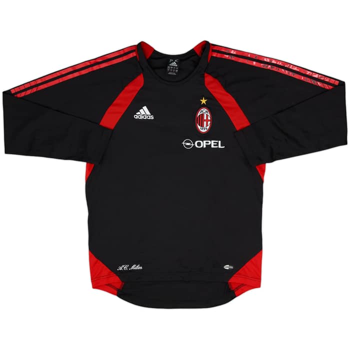 2006-07 AC Milan adidas Training L/S Shirt - 6/10 - (S)