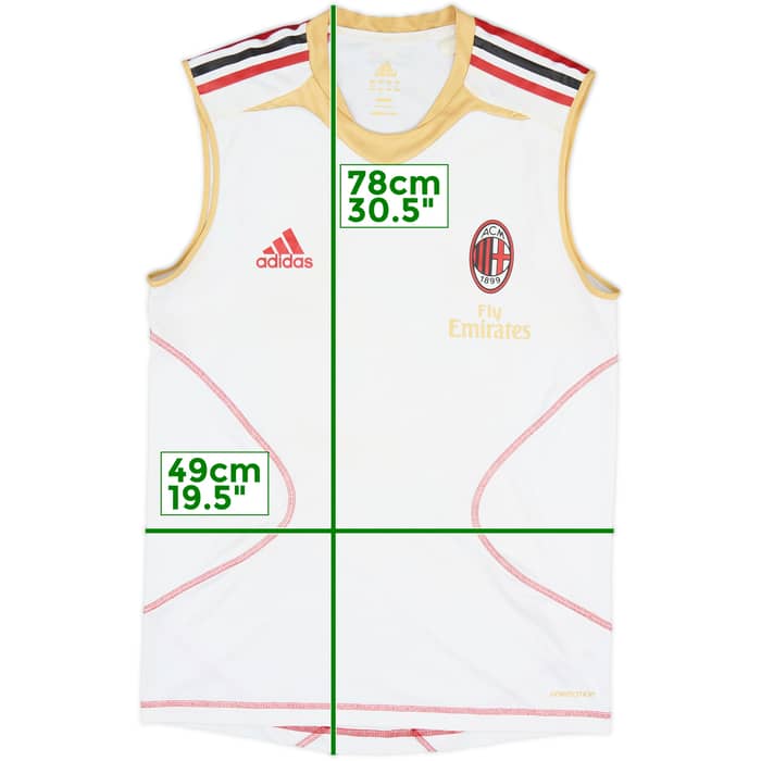 2010-11 AC Milan Formotion Training Vest - 5/10 - (S)