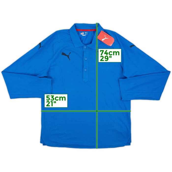 2010-11 Lazio Puma Polo L/S Shirt (L)