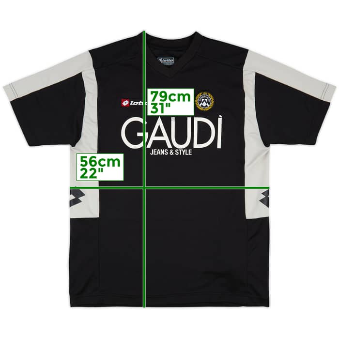 2006-07 Udinese Lotto Training Shirt - 8/10 - (XL)